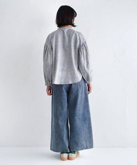 ワイドデニムパンツ