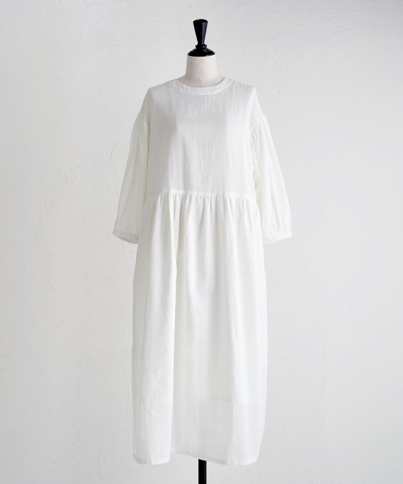 【新品】サトカ Casablanca ワンピース ホワイト カディワンピース / 32yarnホワイト | kapuwa