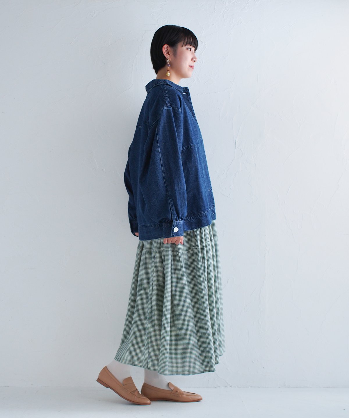 極美品♡イデアルーチェ コットンティアードワンピース ギンガム 2way リボン 極美品♡イデアルーチェ コットンティアードワンピース ギンガム