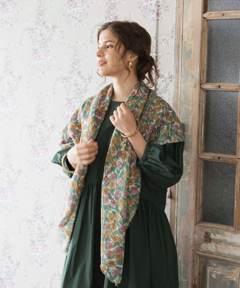 ポプリンボリュームワンピース | kapuwa