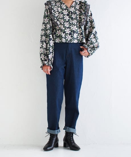 【タグ付き新品】kapuwaデニムサロペット タグ付き新品】kapuwaデニムサロペット
