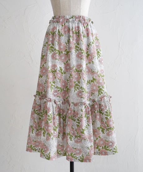 Margaretコットンカディ一段スカート