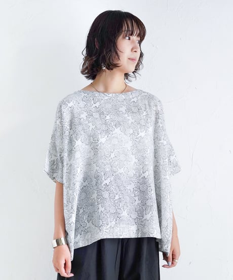 Sunflowerコットンカディトップス