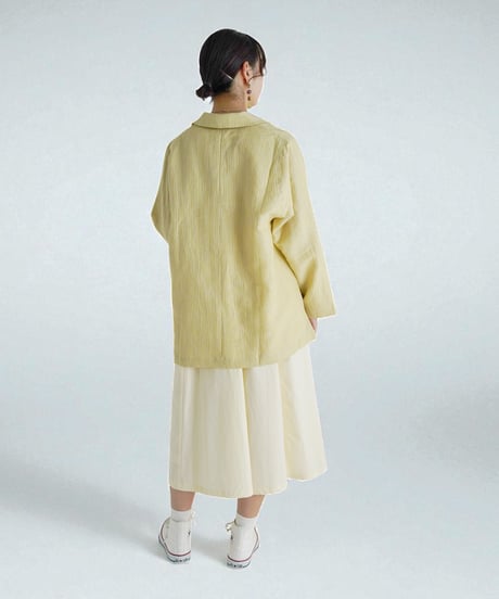 先染め細ストライプカディジャケット