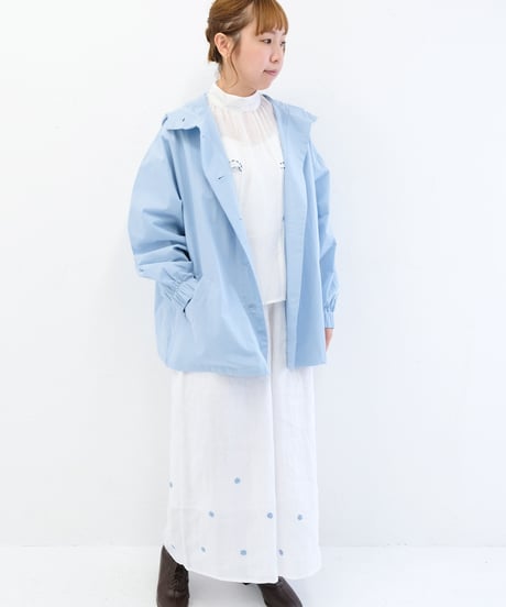 コットンポプリンブルゾン