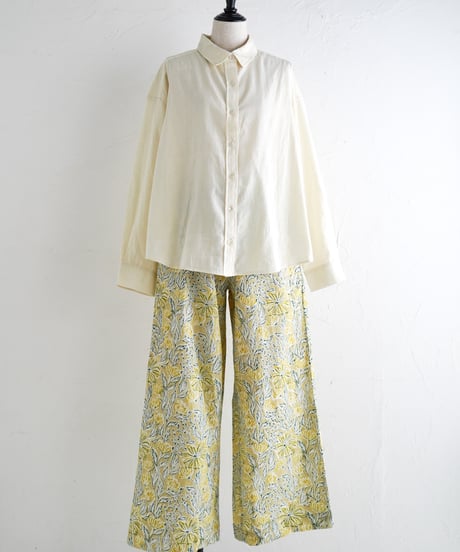 Floral コーデュロイパンツ