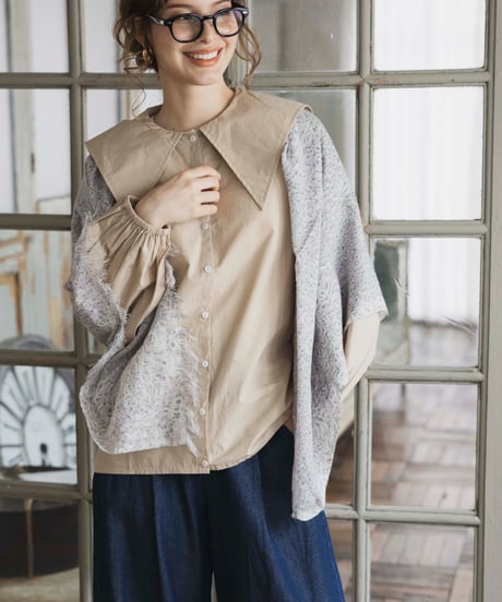 kapuwa カディブラウス　ボレロ ケミカルレースボレロブラウス(ブラウス・シャツ) | GIANNI LO