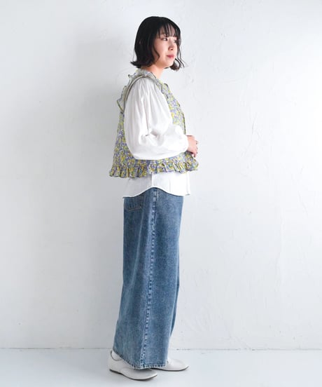 ワイドデニムパンツ