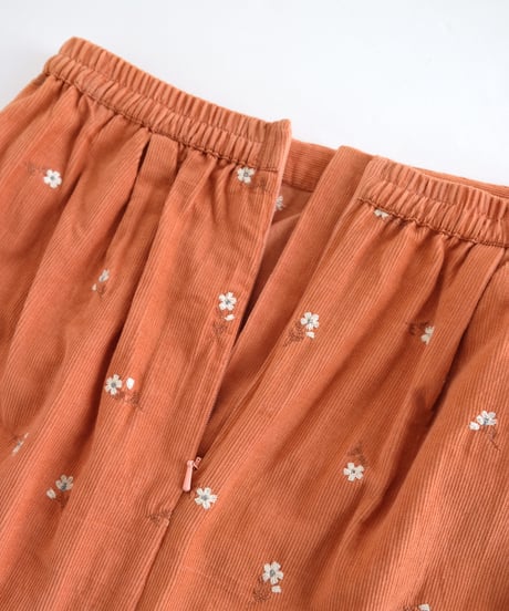 アリ刺繍WIND スカート