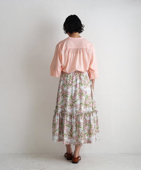 Margaretコットンカディ一段スカート
