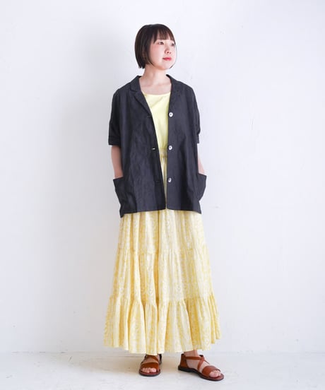 sunflower刺繍コットンジャケット