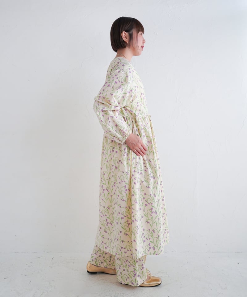 Branchコットンカディカシュクールワンピース | kapuwa