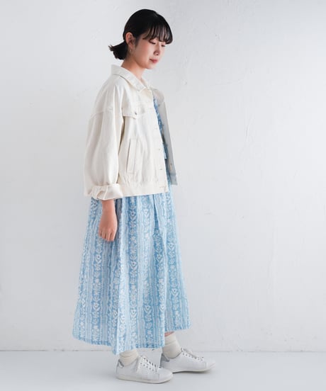 Cloth コットンカディワンピース