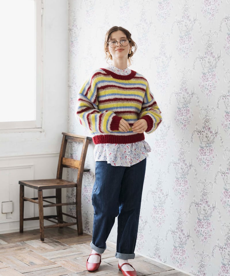 ネパールハンドボーダーニットP/O | kapuwa