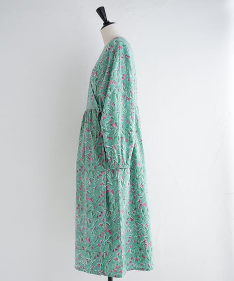Branchコットンカディカシュクールワンピース