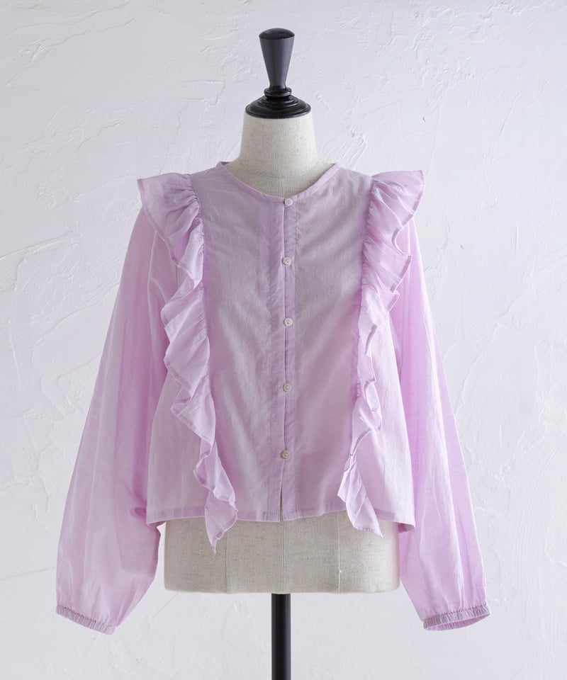 カディモスリンフリルブラウス | kapuwa