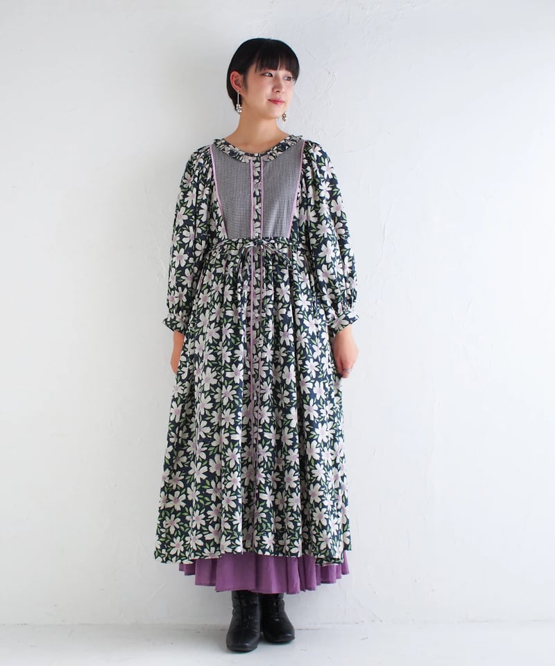 Euryopsコットンカディワンピース | kapuwa