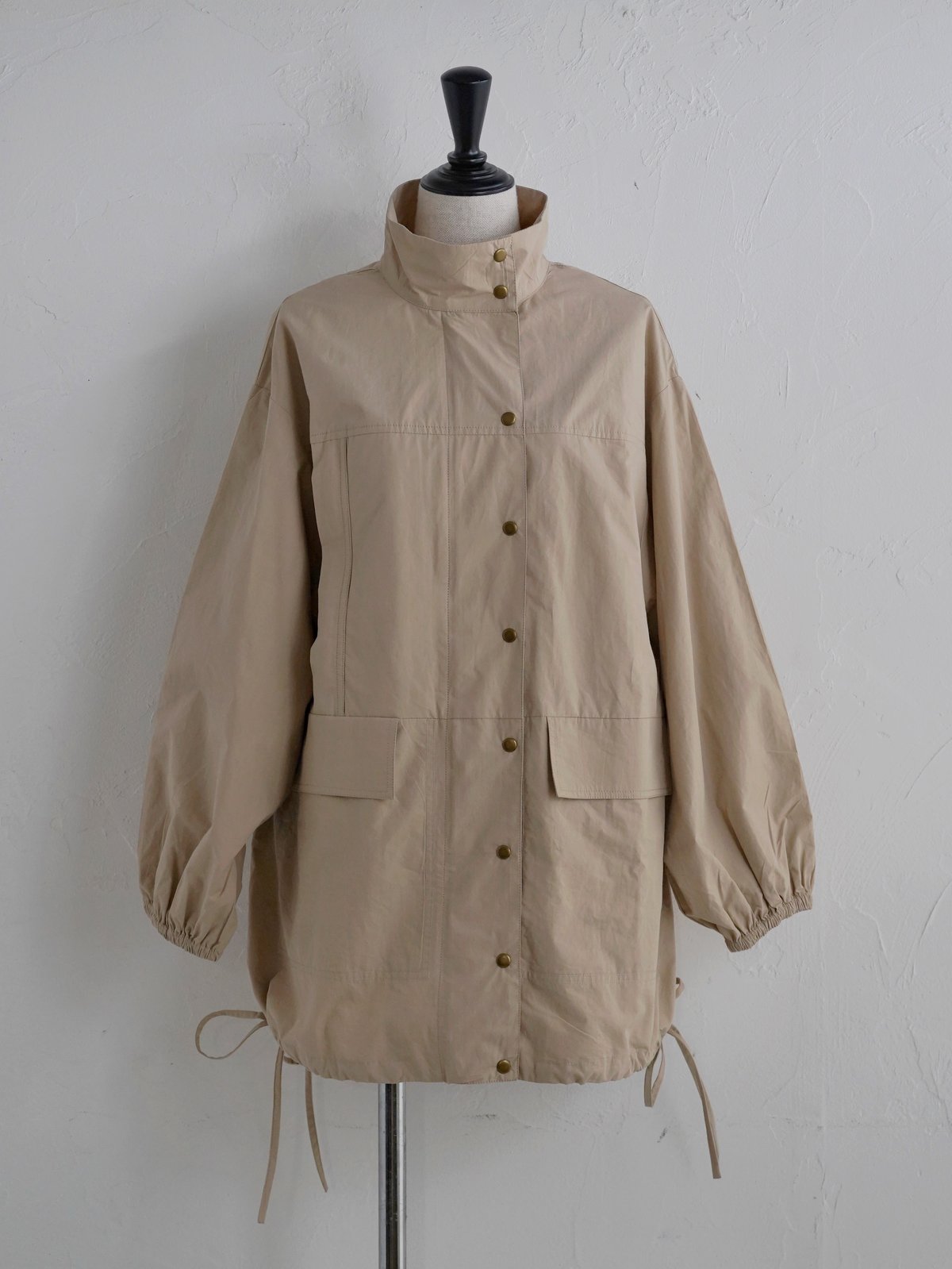 ポプリンビックシルエットブルゾン | kapuwa ポプリンビックシルエットブルゾン | kapuwa