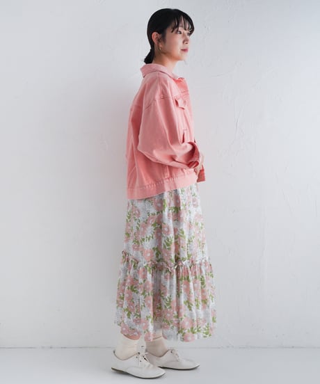 Margaretコットンカディ一段スカート