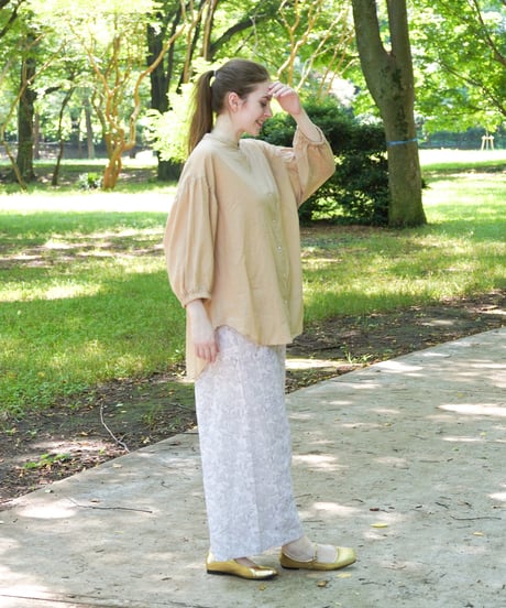 モスリンカディオーバーブラウス