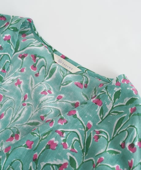Branchコットンカディカシュクールワンピース