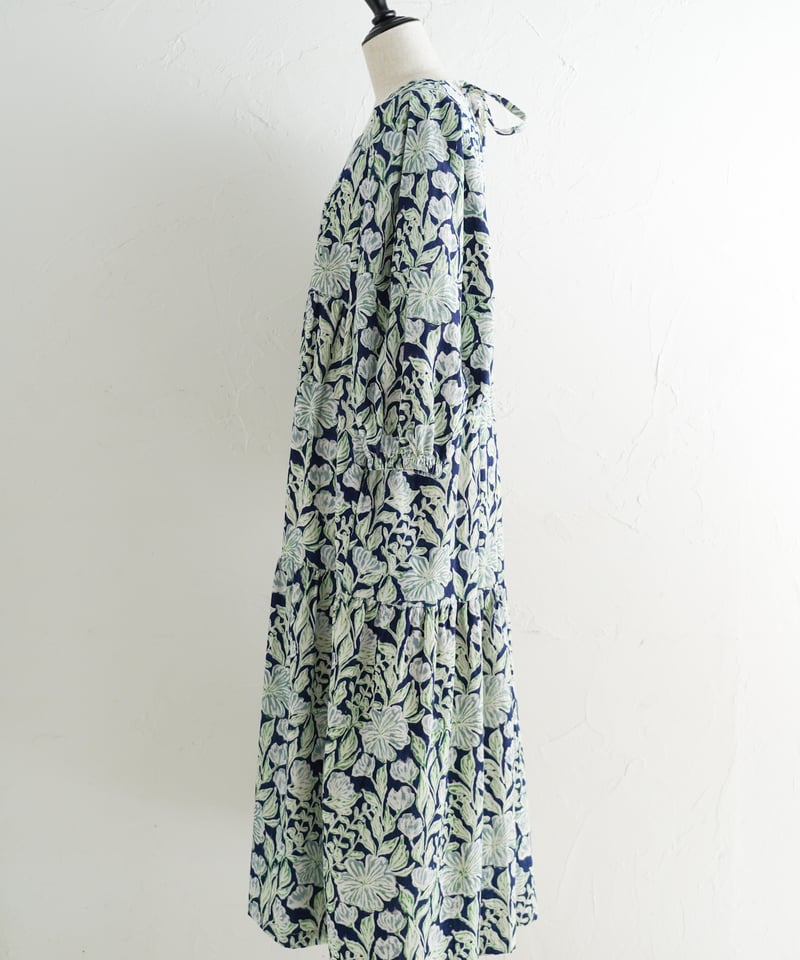 Floral コーデュロイワンピース | kapuwa