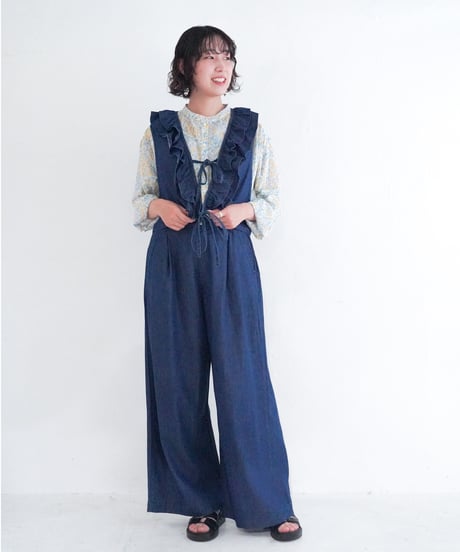 デニムワイドパンツ