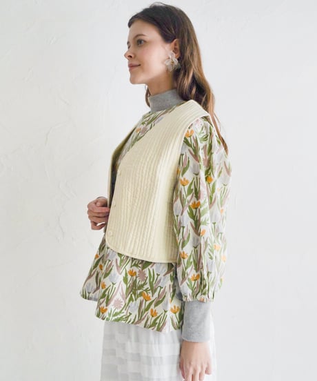 キャンブリックキルトベスト