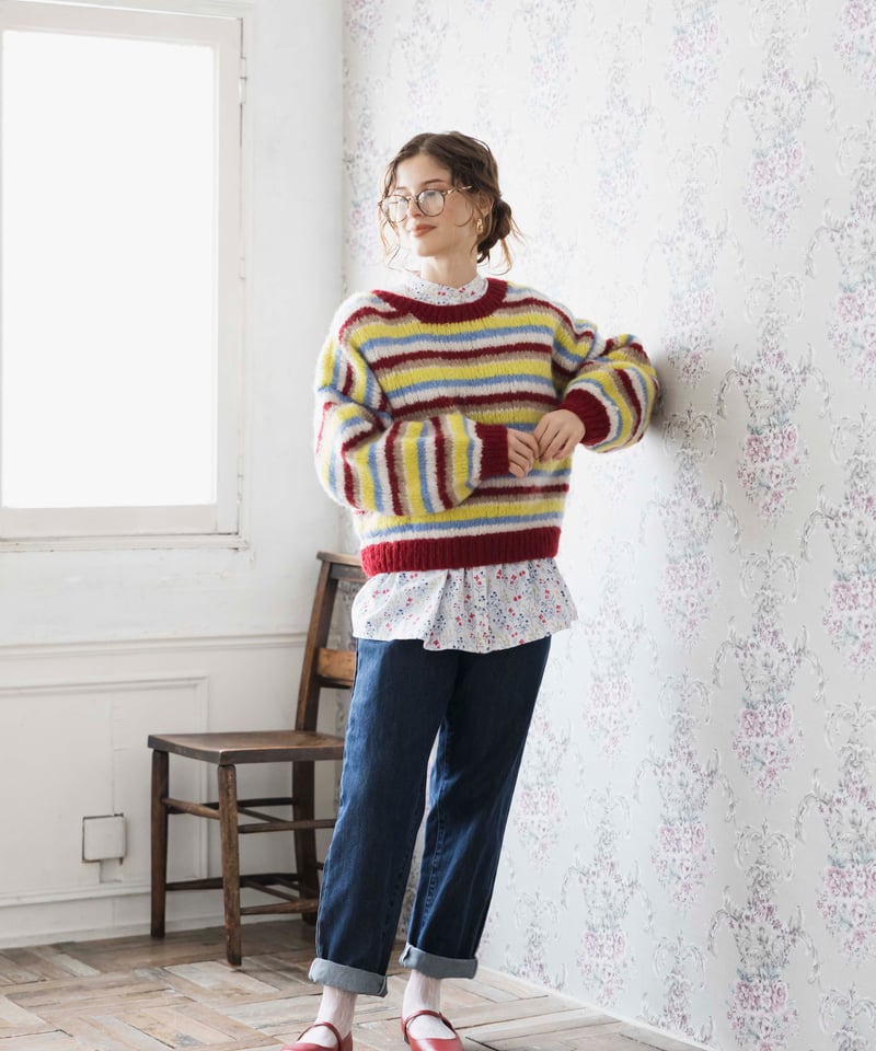 ネパールハンドボーダーニットP/O | kapuwa