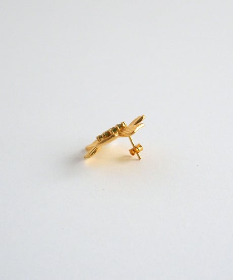 フラワーモチーフピアス / ゴールド