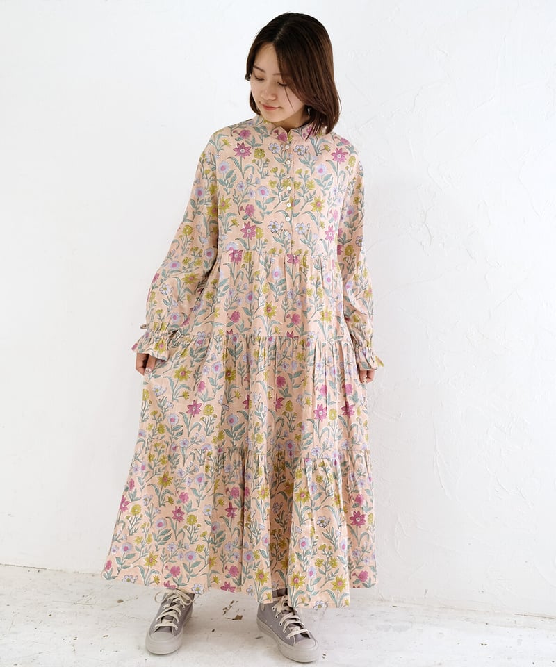 Dreamコットンサテンワンピース | kapuwa 