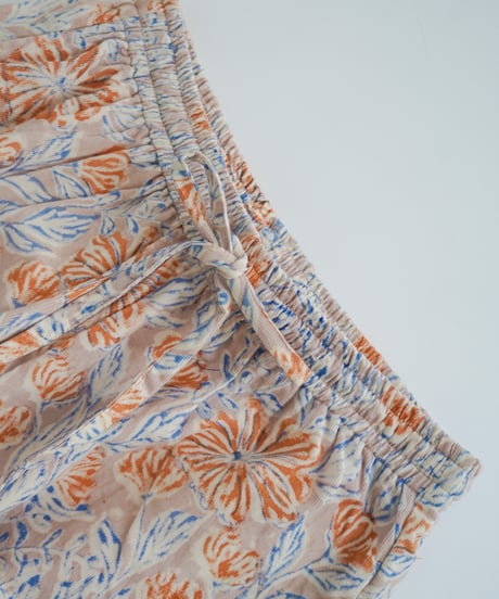 Floral コーデュロイパンツ