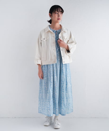 Cloth コットンカディワンピース