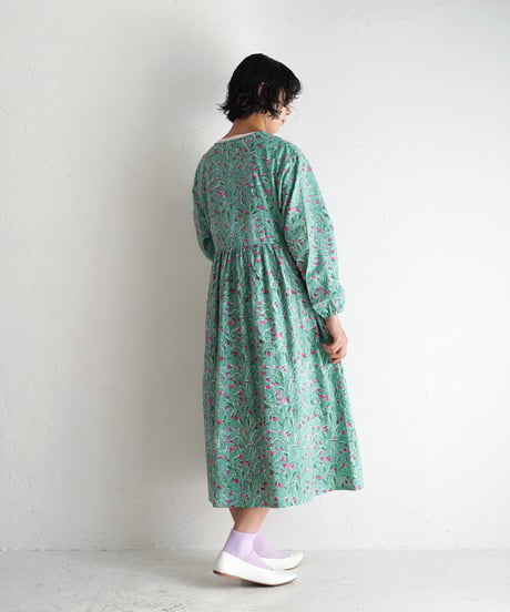Branchコットンカディカシュクールワンピース