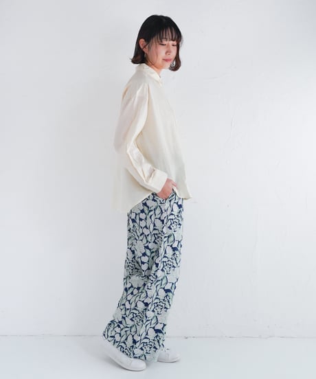 Floral コーデュロイパンツ