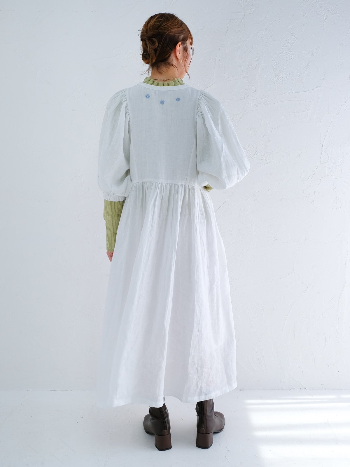 /keshi様plantation リネン100 麻 ワンピース 日本製 plantation リネン100 麻 ワンピース 日本製