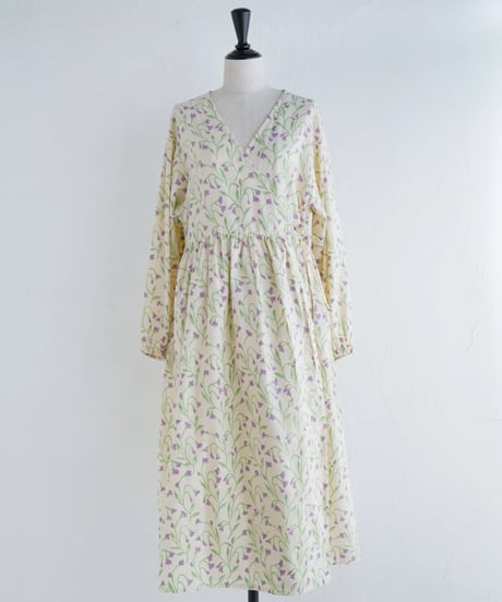 Branchコットンカディカシュクールワンピース