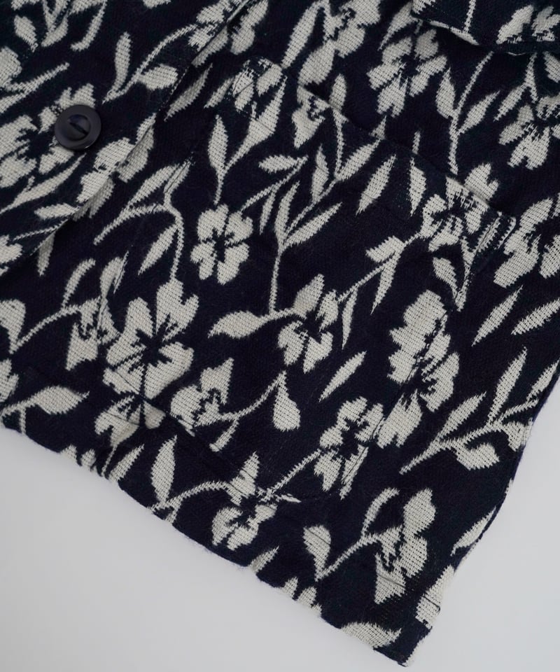 手織りジャガードフラワージャケット | kapuwa