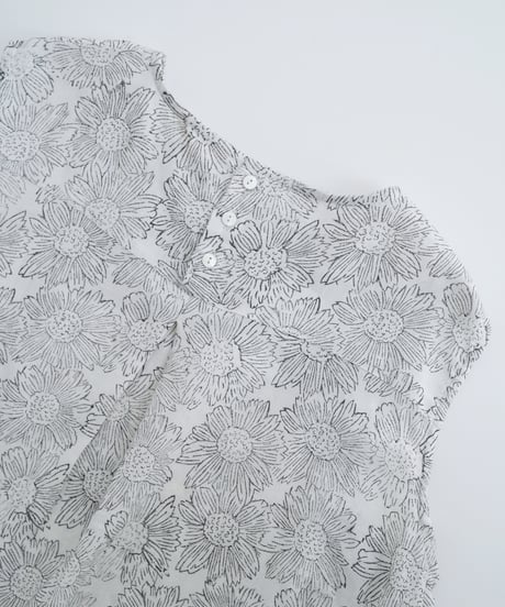 Sunflowerコットンカディワンピース