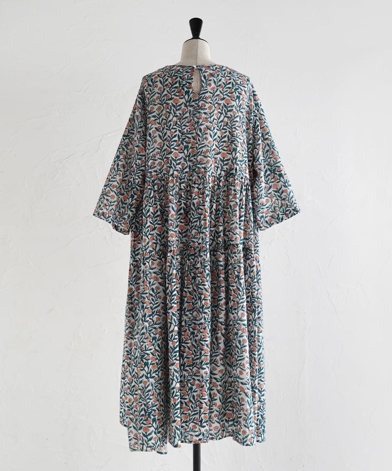 KAPUWA ティアードワンピース WILD FLOWER カディティアードワンピース | kapuwa