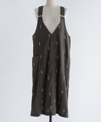 あり刺繍uraraサロペスカート