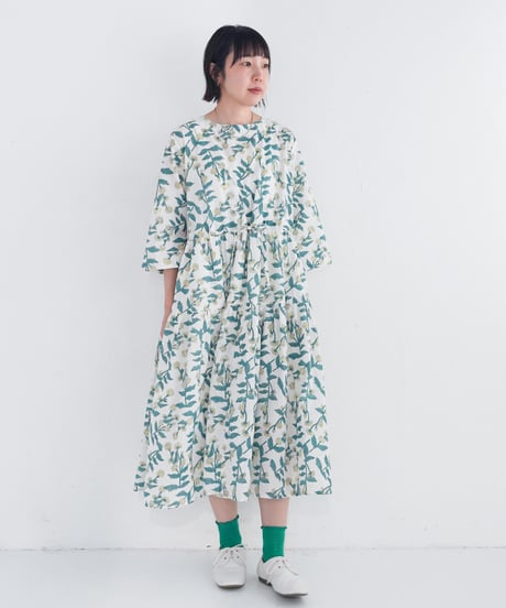 Herb コットンティアードワンピース