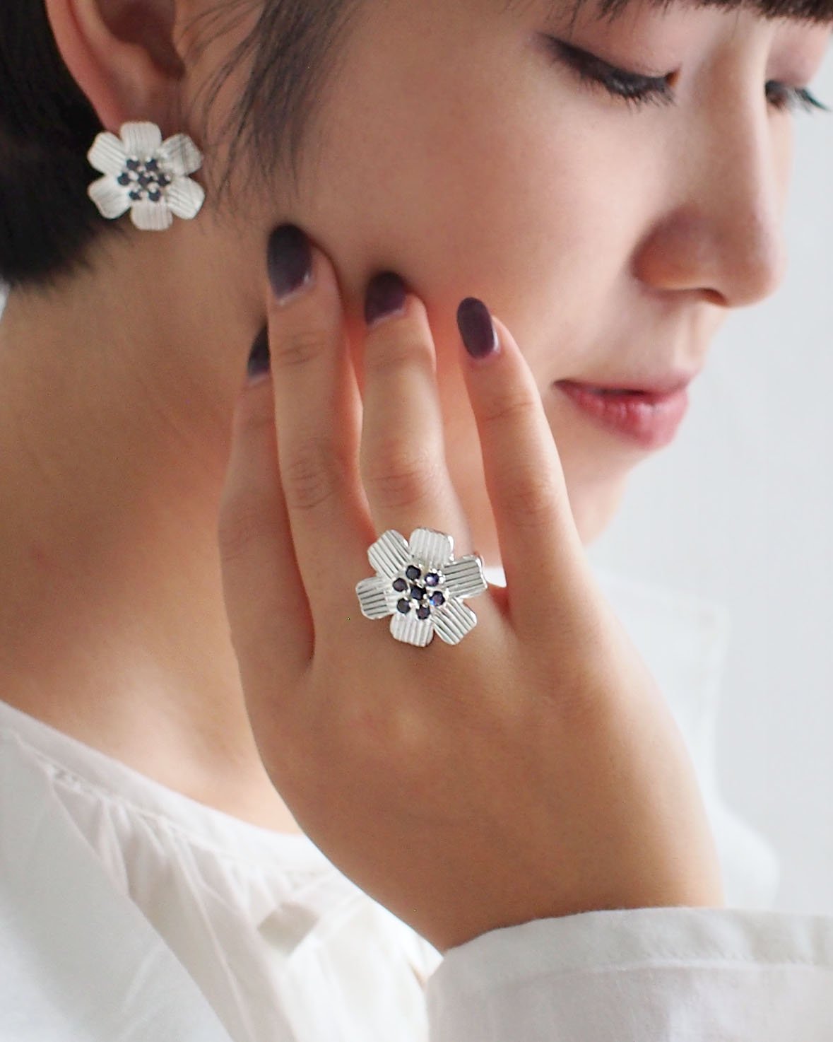 TTT MSW Flower Ring Silver 約14号 指輪 シルバー フラワーモチーフリング / シルバー | kapuwa