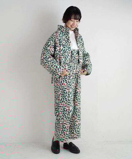 PURE コットンモス吊りパンツ