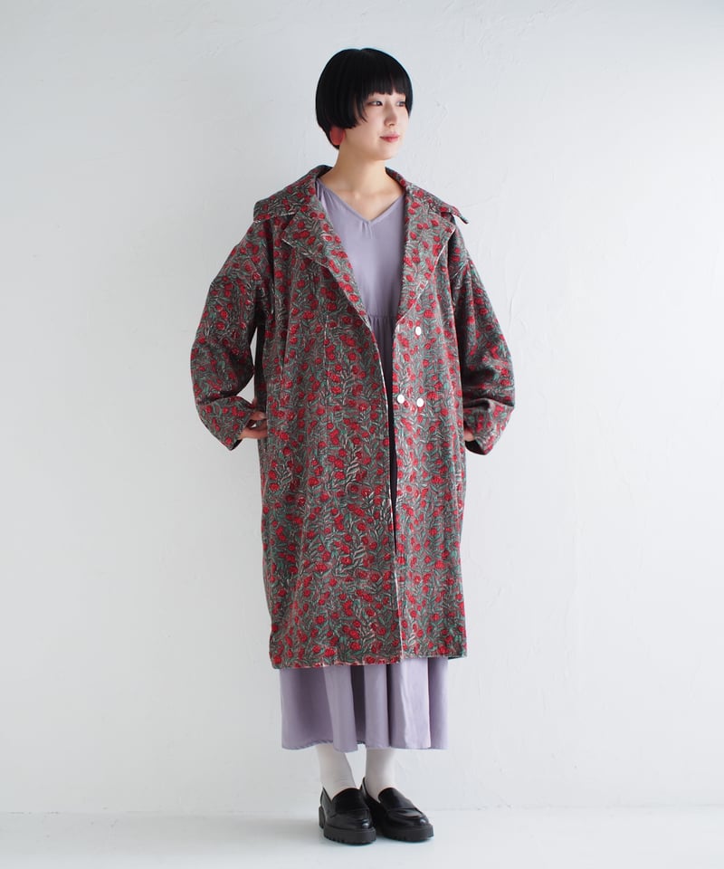 【スペシャル】vintage　50s フーデットコーディロイ　コート WILD FLOWER コーデュロイコート | kapuwa