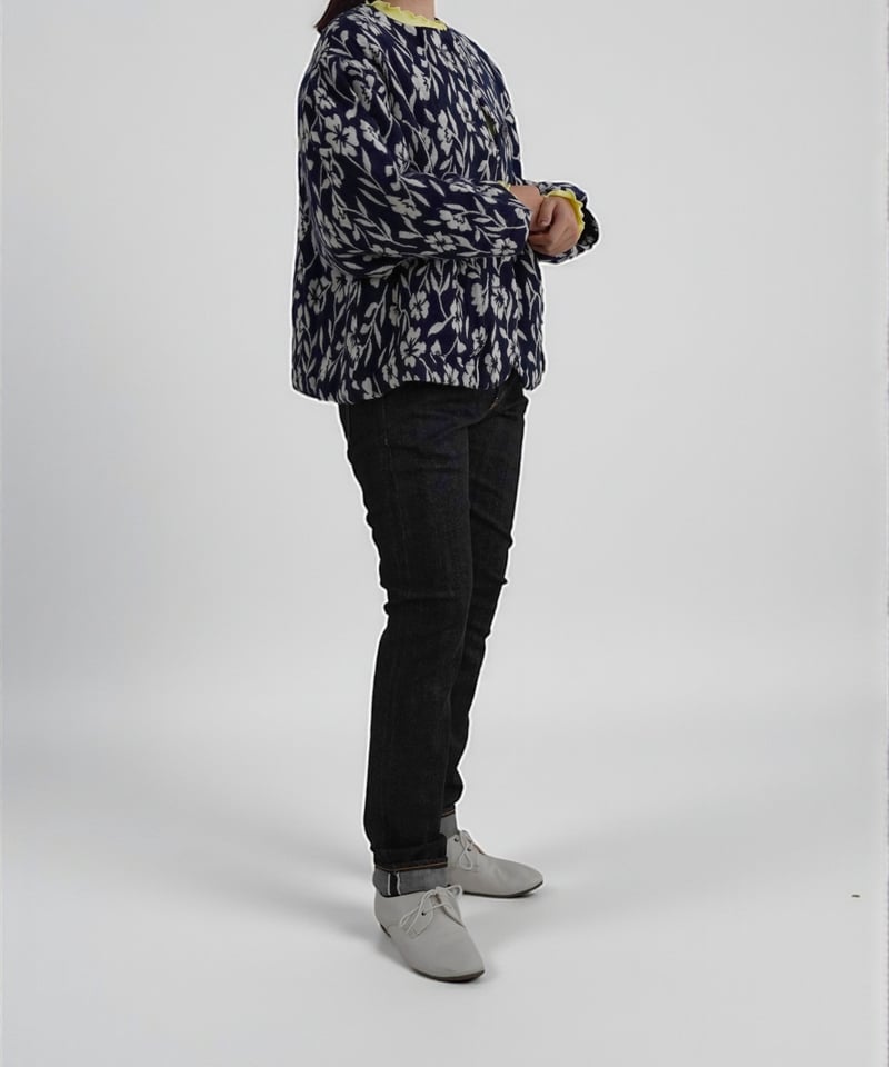 手織りジャガードフラワージャケット | kapuwa