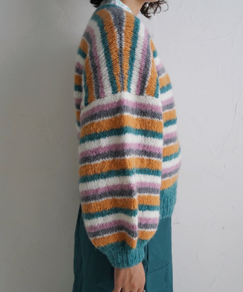 ネパールハンドボーダーニットP/O | kapuwa