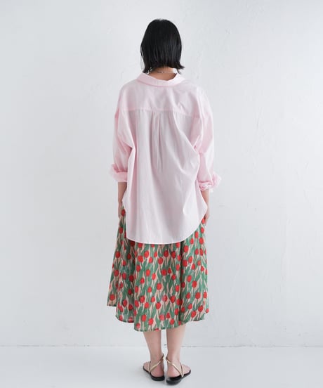 Tulip コットンカディモスリンAラインワンピース