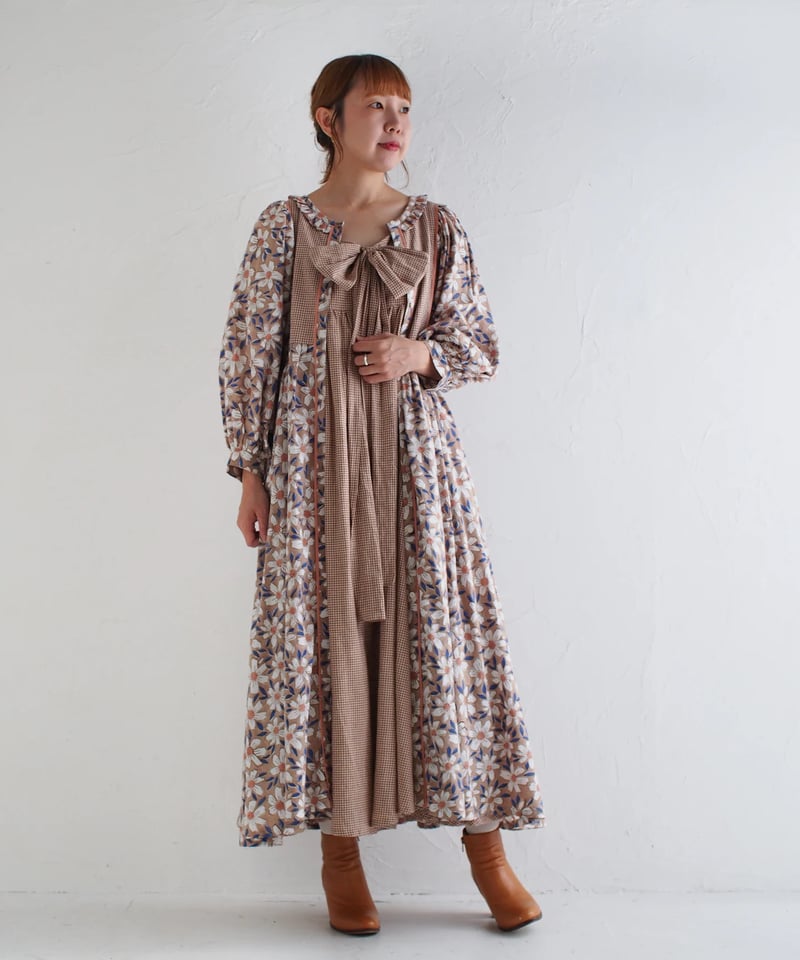 Euryopsコットンカディワンピース | kapuwa