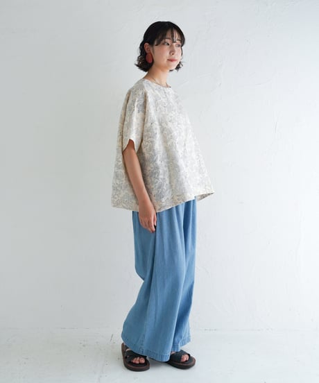 YURIコットンリネンカディプルオーバー